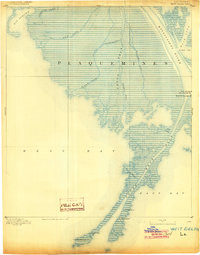 WEST DELTA, LA HISTORICAL MAP GEOPDF 15X