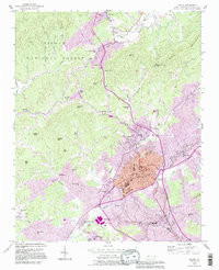 LENOIR, NC HISTORICAL MAP GEOPDF 7.5X7.5