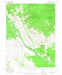 DARK CANYON, UT HISTORICAL MAP GEOPDF 7.