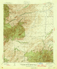JACKSON MOUNTAIN, AZ HISTORICAL MAP GEOP