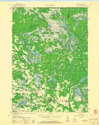 WYEVILLE, WI HISTORICAL MAP GEOPDF 15X15