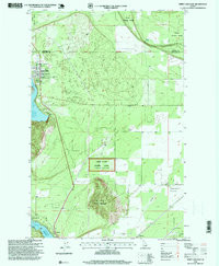 SPIRIT LAKE EAST, ID HISTORICAL MAP GEOP
