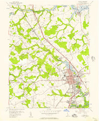 DOVER, DE HISTORICAL MAP GEOPDF 7.5X7.5