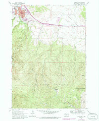 SPEARFISH, SD HISTORICAL MAP GEOPDF 7.5X