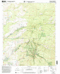 MOGOLLON, NM HISTORICAL MAP GEOPDF 7.5X7