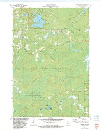 GEORGE LAKE, WI HISTORICAL MAP GEOPDF 7.