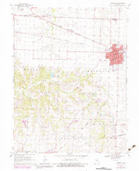 CENTRALIA, MO HISTORICAL MAP GEOPDF 7.5X