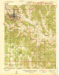 WEST PLAINS, MO HISTORICAL MAP GEOPDF 7.