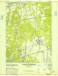 GREENLAWN, NY HISTORICAL MAP GEOPDF 7.5X
