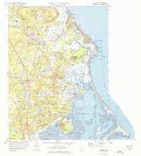 DUXBURY, MA HISTORICAL MAP GEOPDF 7.5X7.