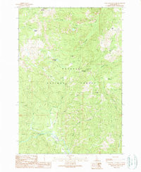 WAR EAGLE MOUNTAIN, ID HISTORICAL MAP GE