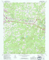 EFLAND, NC HISTORICAL MAP GEOPDF 7.5X7.5