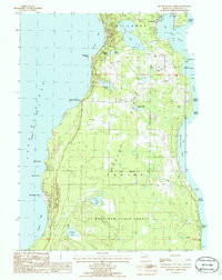 BEAVER ISLAND NORTH, MI HISTORICAL MAP G