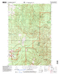 IRON LAKE NE, WI HISTORICAL MAP GEOPDF 7