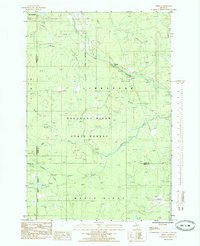 DIFFIN, MI HISTORICAL MAP GEOPDF 7.5X7.5