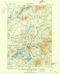 SARANAC LAKE, NY HISTORICAL MAP GEOPDF 1