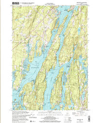 WESTPORT, ME HISTORICAL MAP GEOPDF 7.5X7