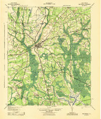 WALTERBORO, SC HISTORICAL MAP GEOPDF 15X