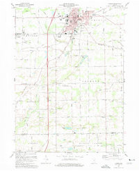 AUBURN, IN HISTORICAL MAP GEOPDF 7.5X7.5
