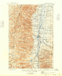 HAMILTON, MT-ID HISTORICAL MAP GEOPDF 30