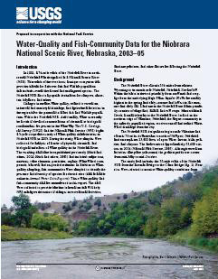 WATER AND FISH DATA NIOBRARA RIVER, NE