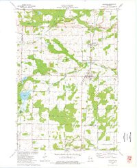 COLEMAN, WI HISTORICAL MAP GEOPDF 7.5X7.