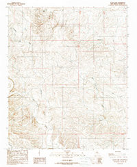 LUCKY LAKE, NM HISTORICAL MAP GEOPDF 7.5