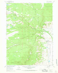 CENTENNIAL, WY HISTORICAL MAP GEOPDF 7.5