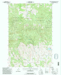 MOSCOW MOUNTAIN, ID HISTORICAL MAP GEOPD