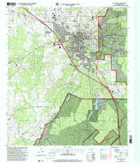HUNTSVILLE, TX HISTORICAL MAP GEOPDF 7.5