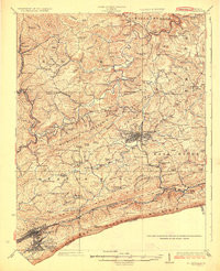 BLUEFIELD, WV-VA HISTORICAL MAP GEOPDF 1