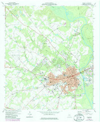 DUBLIN, GA HISTORICAL MAP GEOPDF 7.5X7.5