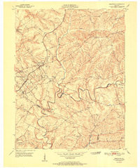 CRESTWOOD, KY HISTORICAL MAP GEOPDF 7.5X