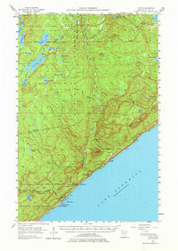 TOFTE, MN HISTORICAL MAP GEOPDF 15X15 GR