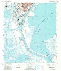 PORT ARTHUR SOUTH, TX-LA HISTORICAL MAP