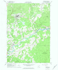 DANNEMORA, NY HISTORICAL MAP GEOPDF 7.5X