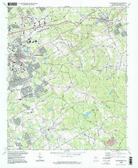 LAWRENCEVILLE, GA HISTORICAL MAP GEOPDF