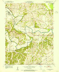 PILOT GROVE NORTH, MO HISTORICAL MAP GEO