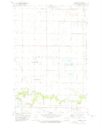 MEKINOCK, ND HISTORICAL MAP GEOPDF 7.5X7