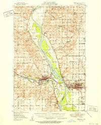 BISMARCK, ND HISTORICAL MAP GEOPDF 15X15