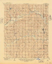 MAUD, OK HISTORICAL MAP GEOPDF 15X15 GRI