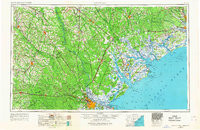 SAVANNAH, GA-SC HISTORICAL MAP GEOPDF 1X