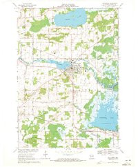 WEYAUWEGA, WI HISTORICAL MAP GEOPDF 7.5X