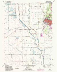 COLUSA, CA HISTORICAL MAP GEOPDF 7.5X7.5