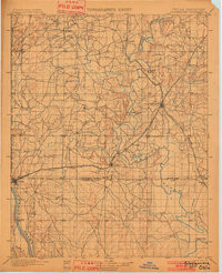 CLAREMORE, OK HISTORICAL MAP GEOPDF 30X3