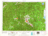 MEDFORD, OR-CA HISTORICAL MAP GEOPDF 1X2