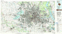 HOUSTON, TX HISTORICAL MAP GEOPDF 30X60