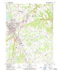 ELIZABETHTOWN, KY HISTORICAL MAP GEOPDF
