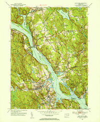 DEEP RIVER, CT HISTORICAL MAP GEOPDF 7.5