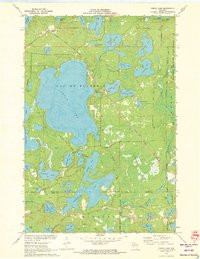 FENCE LAKE, WI HISTORICAL MAP GEOPDF 7.5